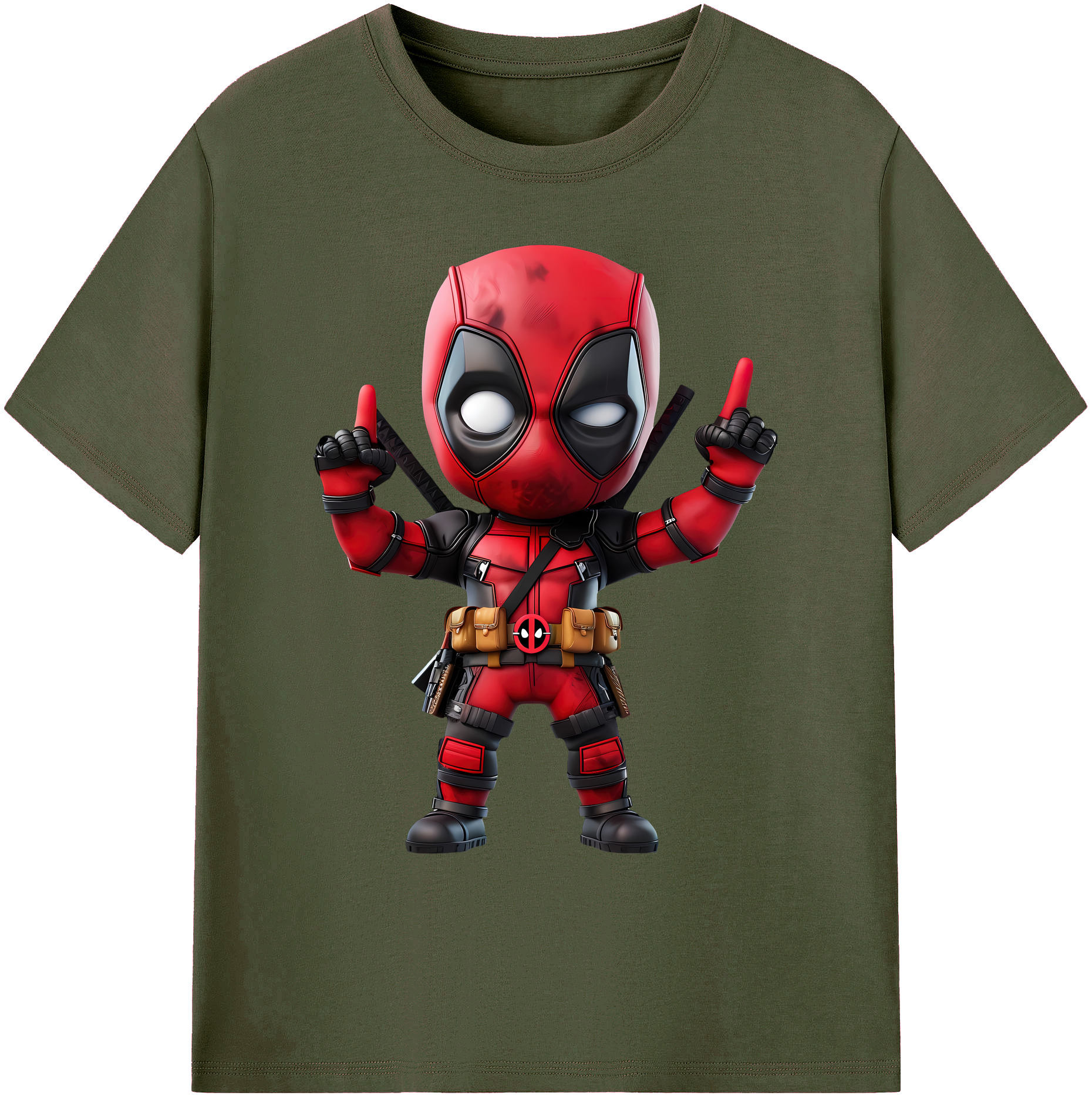 （画像用） Deadpool デッドプール 綿100％ メンズ半袖Tシャツ｜肌触りやわらか＆通気性